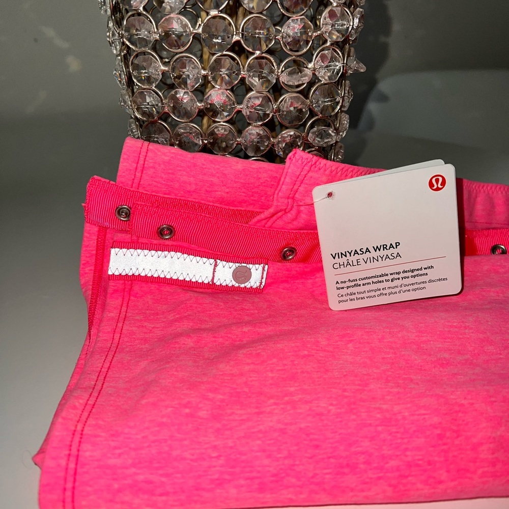 NWT Lululemon Hot pink Vinyasa Wrap